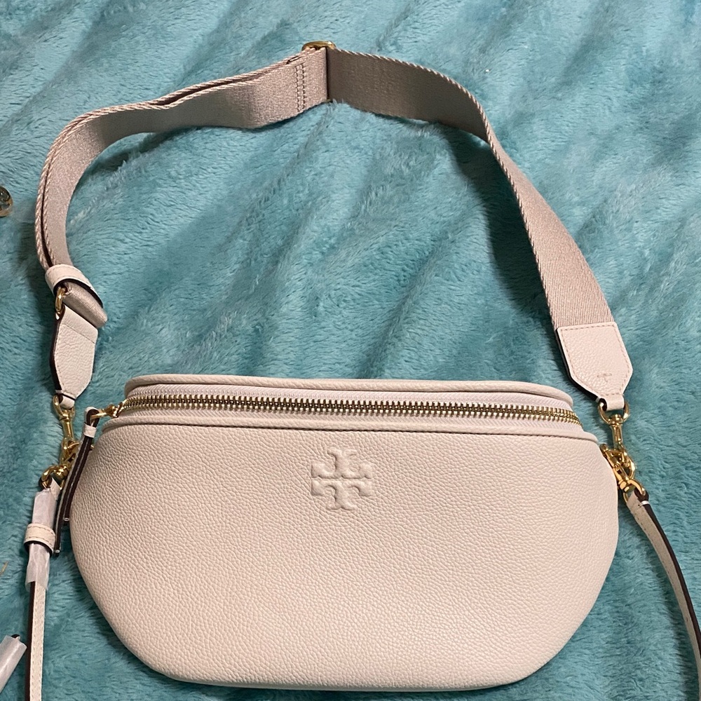 Tory Burch Cream Thea Belt Bag - Picture 5 of 8